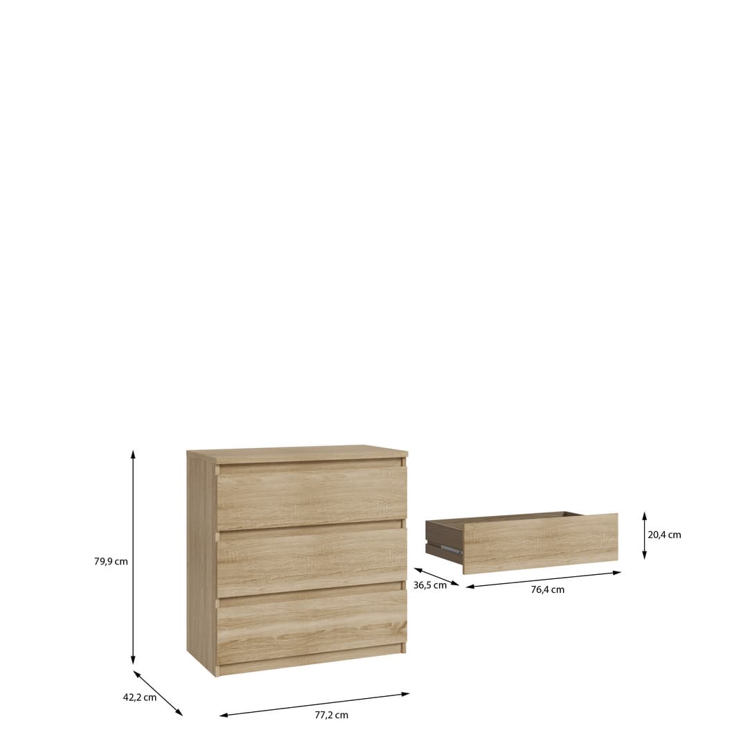 Chelsea Chest Of Drawers 77cm, image 15