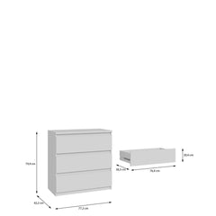 Chelsea Chest Of Drawers 77cm, image 6