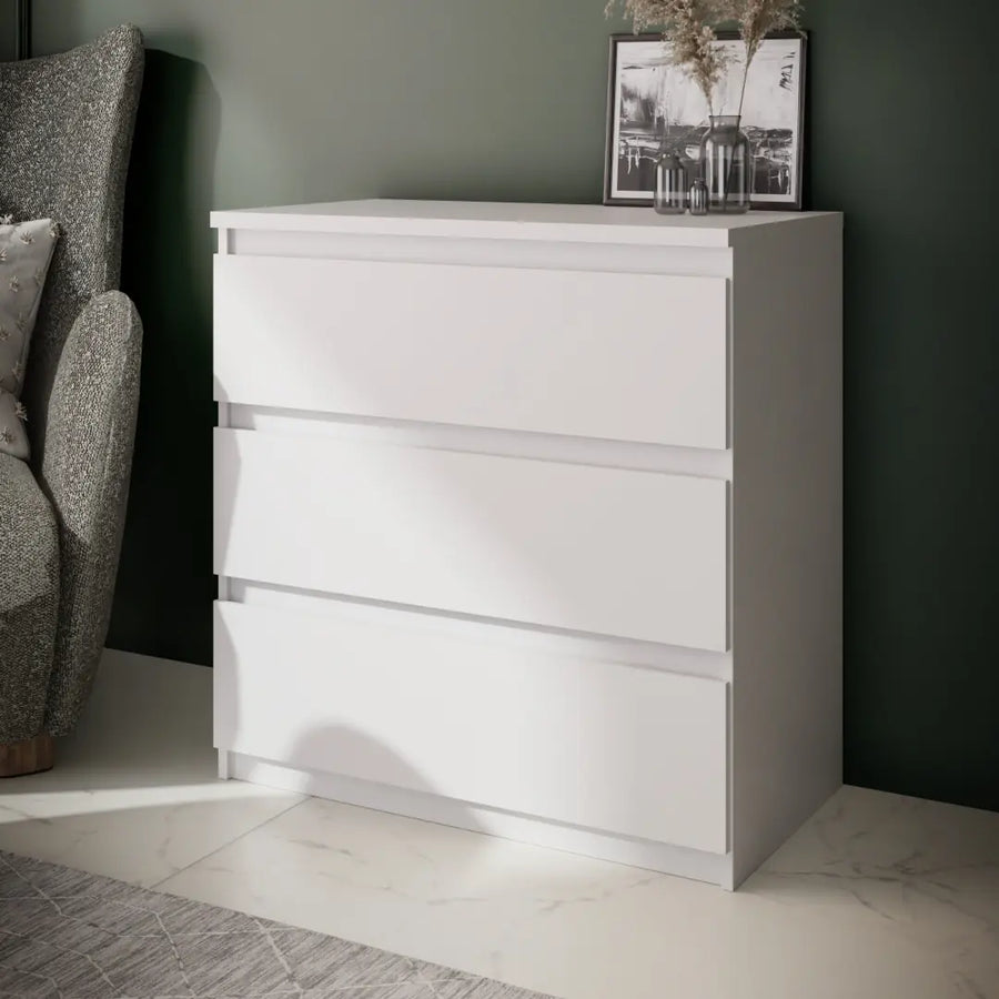 Chelsea Chest Of Drawers 77cm in White