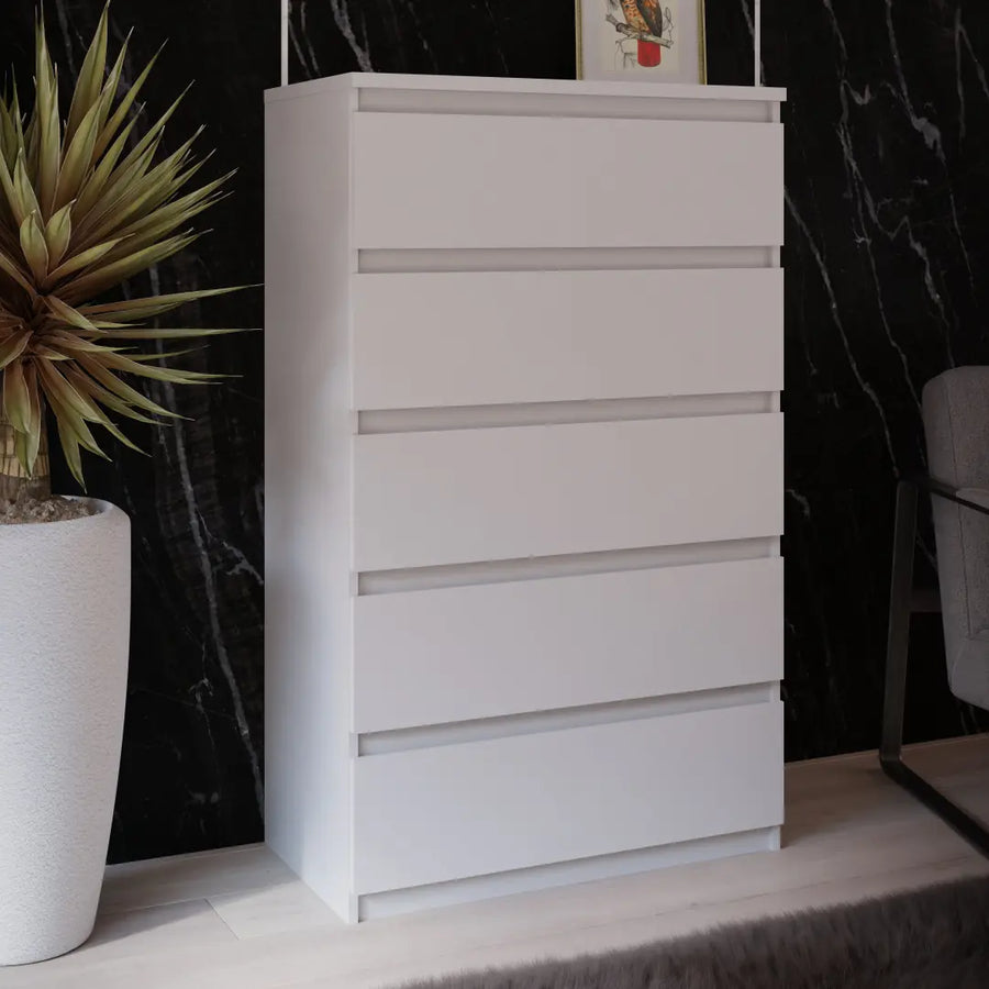 Chelsea Chest Of Drawers 77cm in White