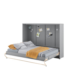 CP-04 Horizontal Wall Bed Concept Pro 140cm with Over Bed Unit