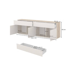 Criss Sideboard Cabinet 200cm