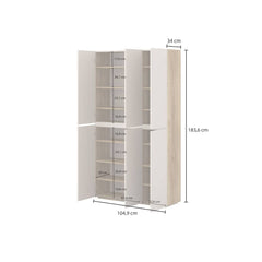 Criss Tall Cabinet 105cm