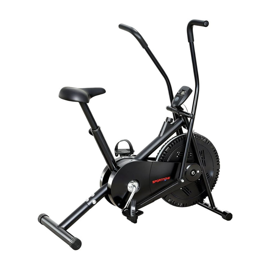SPORTNOW Exercise Bike with Adjustable Seat, LCD Display for Home Gym