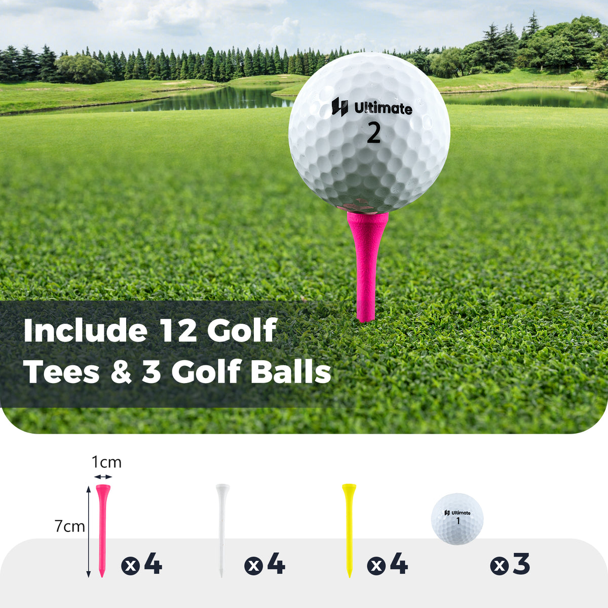 Complete Golf Accessories Set Hi-End Golf Gift Box for Men/Women-B