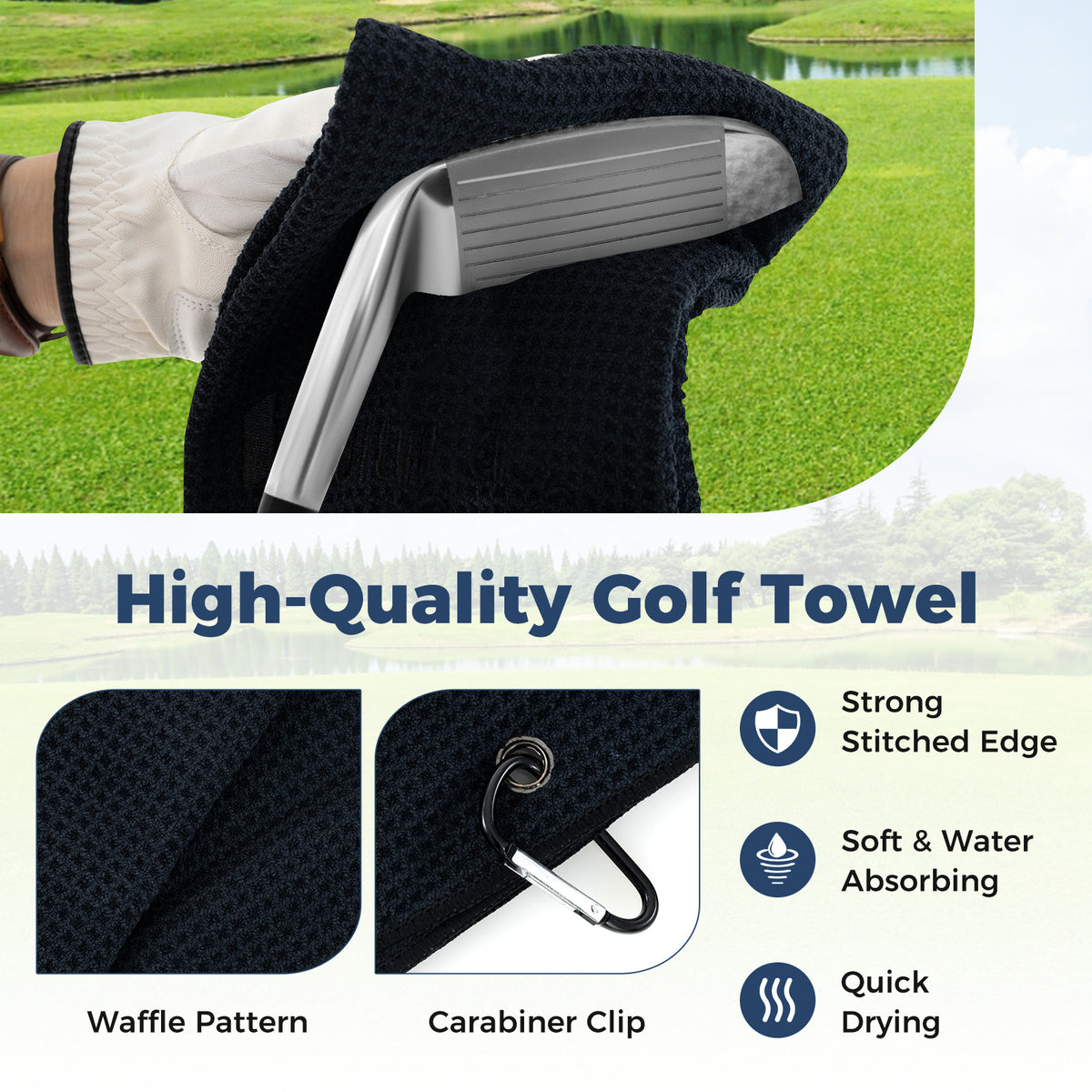 Complete Golf Accessories Set Hi-End Golf Gift Box for Men/Women-B