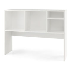 The white bookcase shown empty against a plain white background