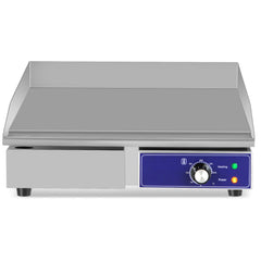 Countertop Electric Griddle 2800W 240V Commercial Stainless Steel Grill with 50℃-300℃ Adjustable Temp Control-Black
