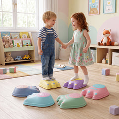 Cute Monster Theme 6 Pieces Non-Slip Design for Ages 3+ Kids