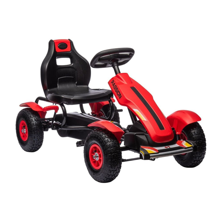 HOMCOM Children Pedal Go Kart in Red
