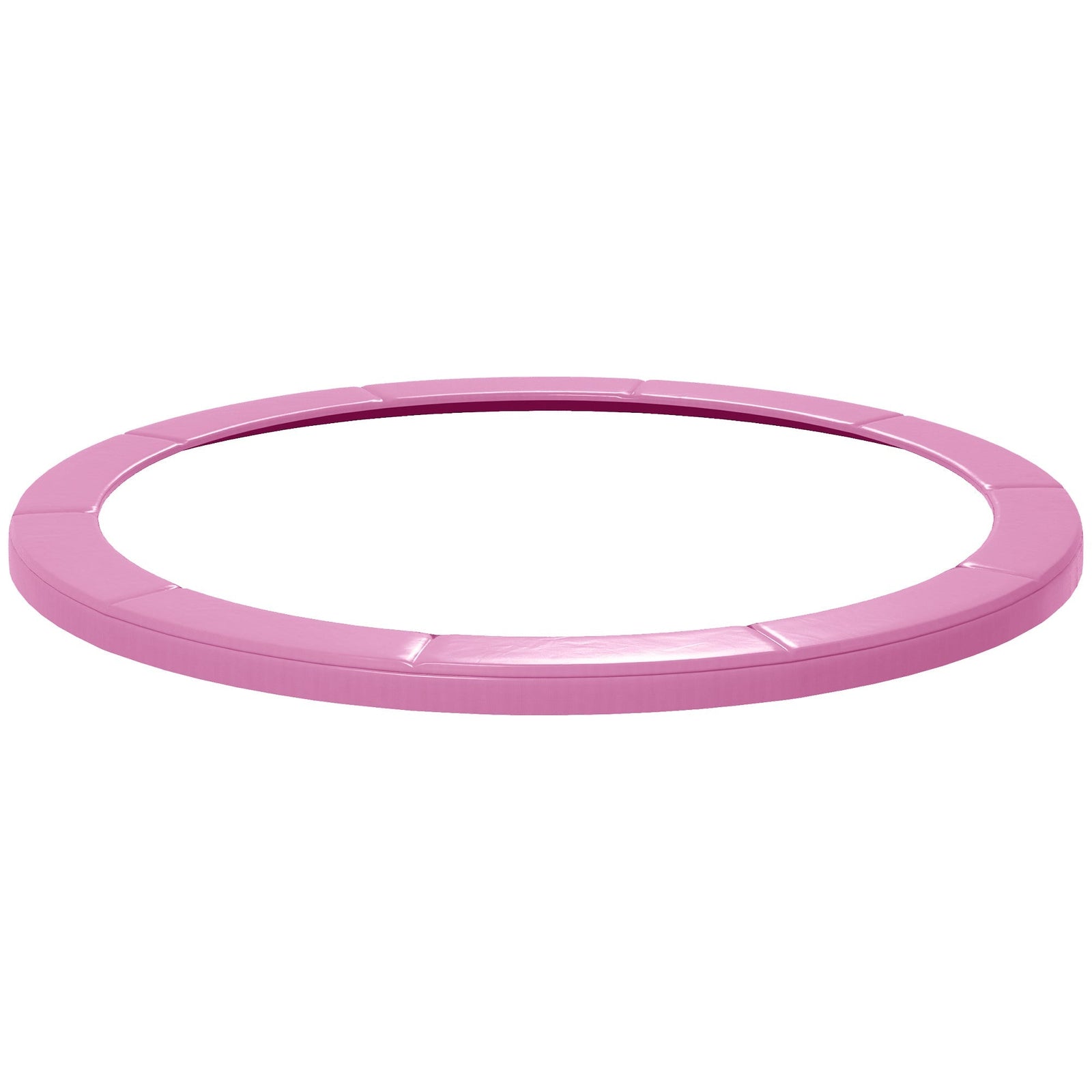 SPORTNOW 12FT Trampoline Spring Cover, Plastic Trampoline Pad Replacement with Elastic Cord, Waterproof, UV Resistant and Tear-Resistant, Pink