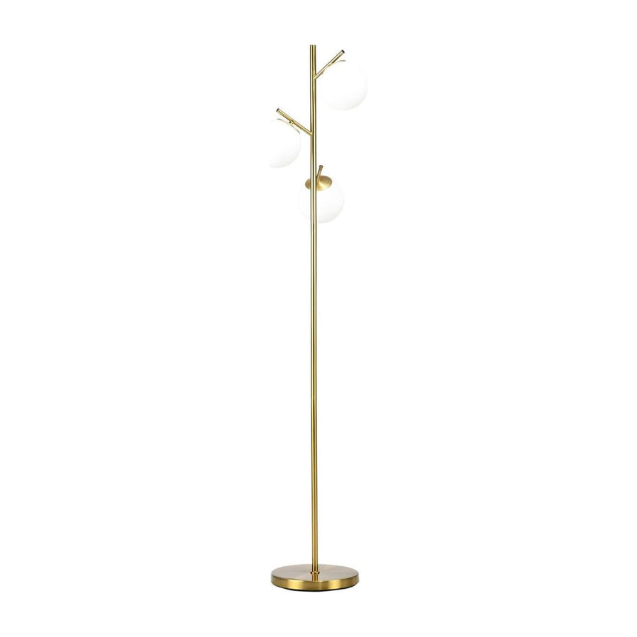 HOMCOM Tree Floor Lamps Living Room Modern Standing Lamp Bedroom Globe Lampshade