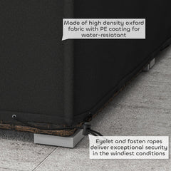 Outsunny 155 x 222cm Waterproof Furniture Cover - Black