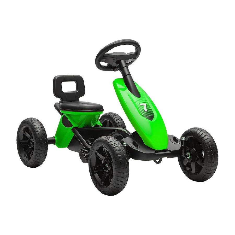 AIYAPLAY Pedal Go Kart for Kids 2-5 Years in Green