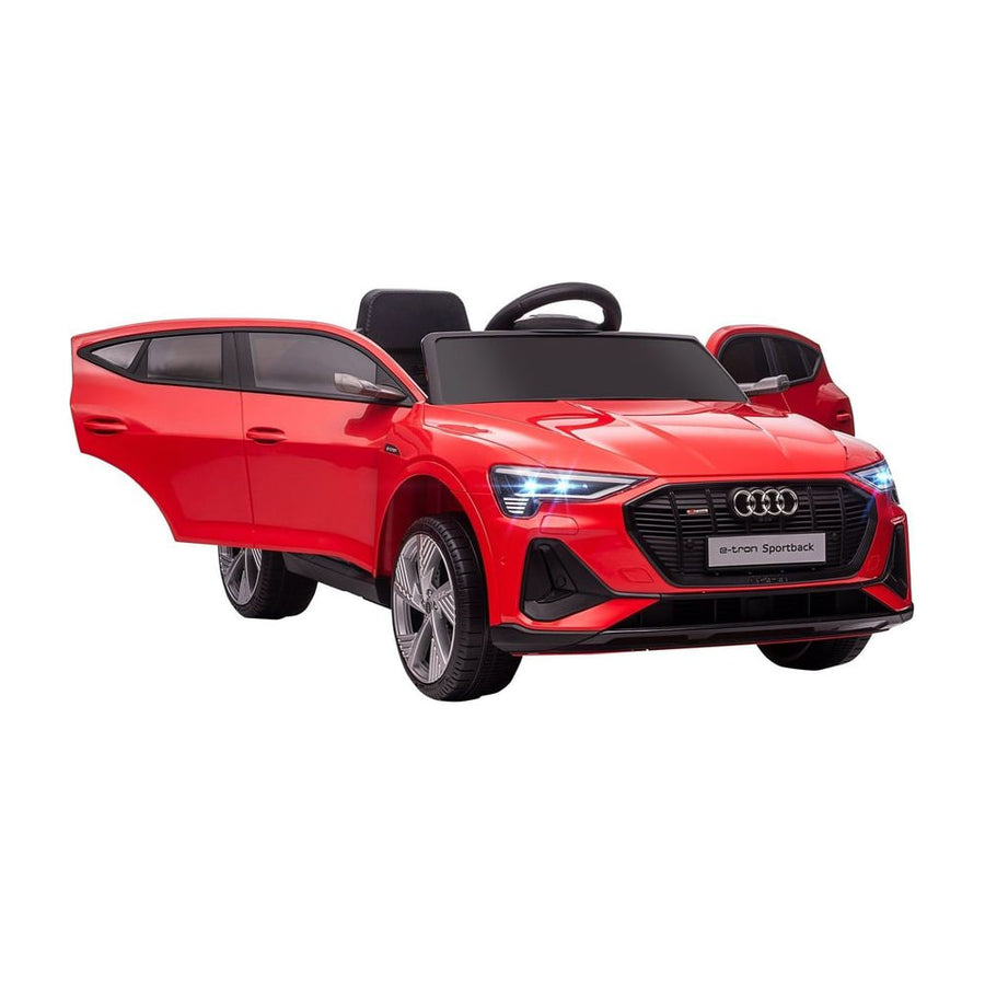 HOMCOM Audi E-tron Licensed 12V Kids Electric Ride on in Red