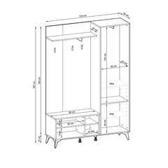 Diamond Hallway Set 134cm - product image 3