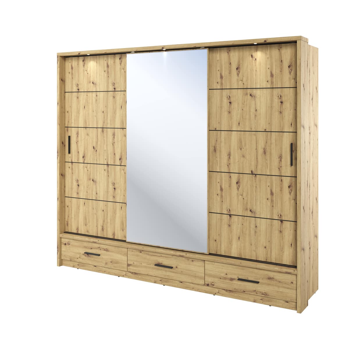 Arti 1 - 3 Sliding Door Wardrobe 250cm
