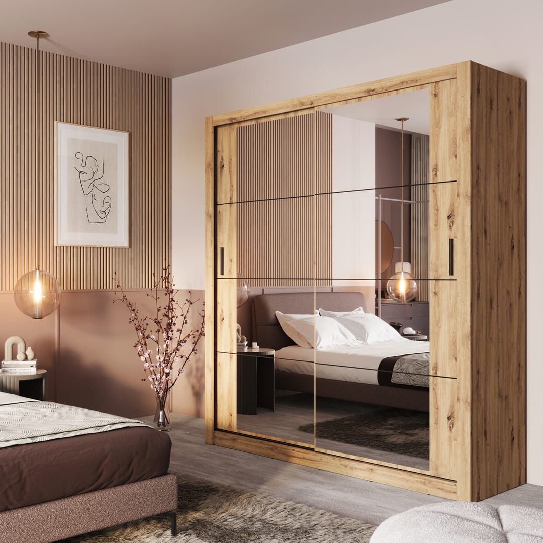 Arti 3 - 2 Sliding Door Wardrobe 181cm