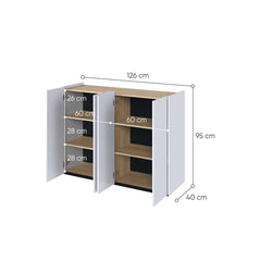 Easy EA-02 Sideboard Cabinet 126cm - product image 7