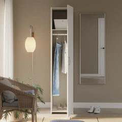 Econobox Hinged Door Wardrobe 40cm in White, image 2