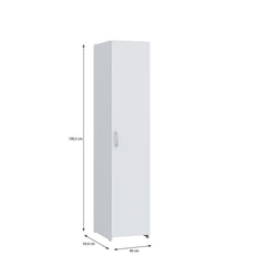 Econobox Hinged Door Wardrobe 40cm in White, image 7