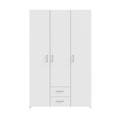 Econobox Hinged Door Wardrobe 120cm in White, image 4