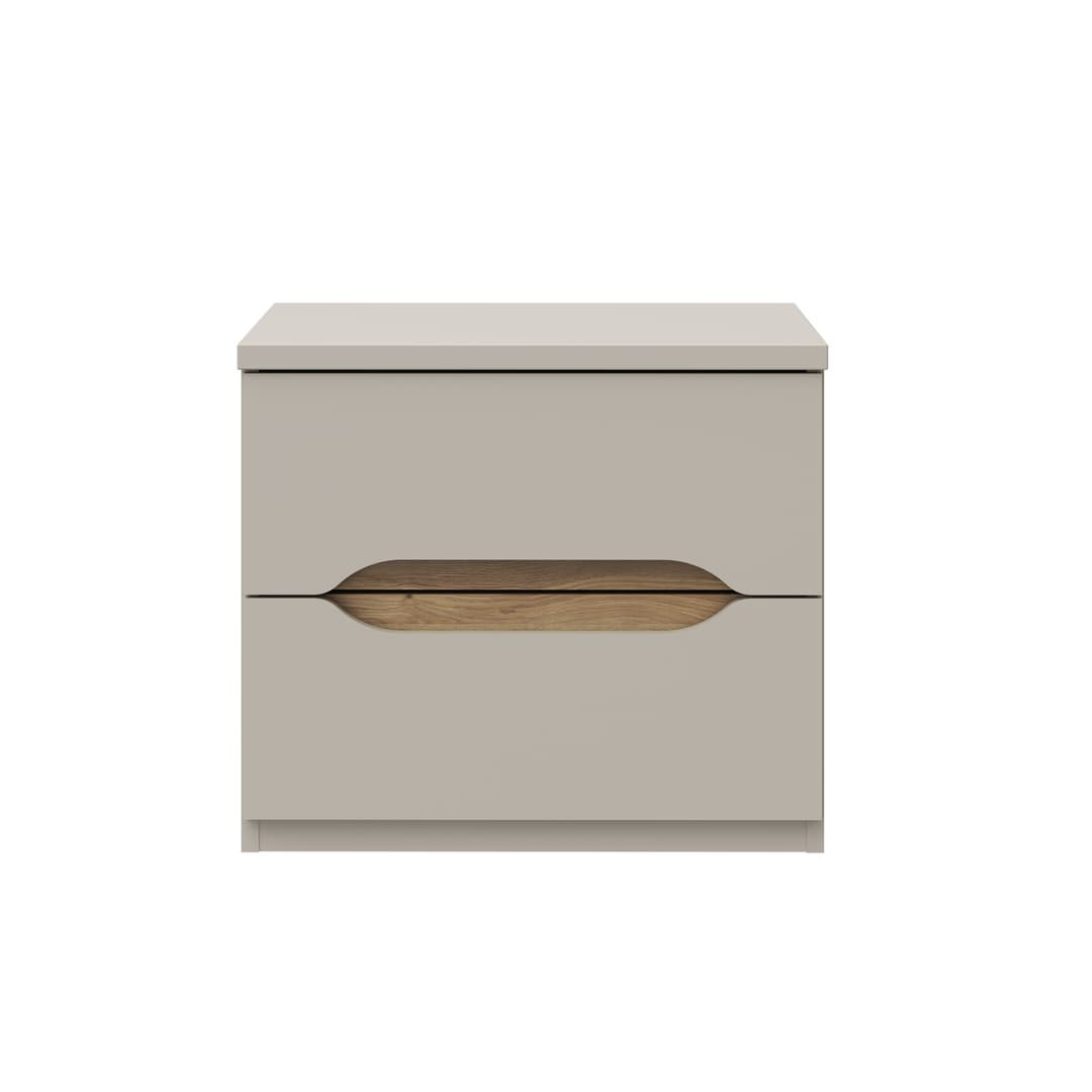 Edwal Bedside Table 50cm in Beige, image 4