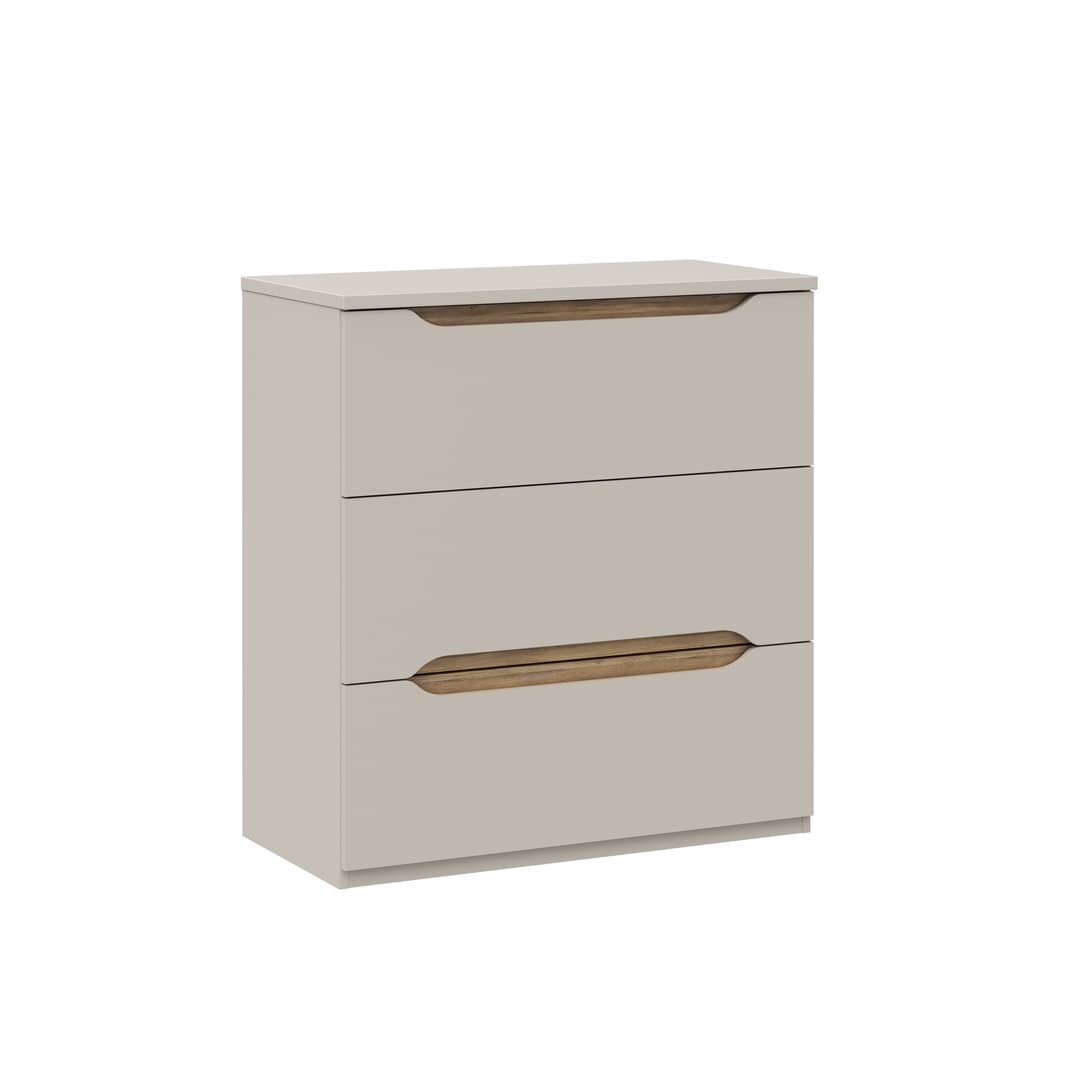 Edwal Chest Of Drawers 85cm in Beige, image 2