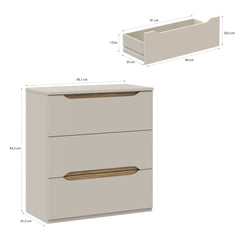 Edwal Chest Of Drawers 85cm in Beige, image 6