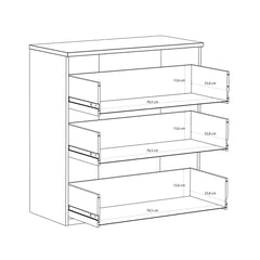 Edwal Chest Of Drawers 85cm in Beige, image 7