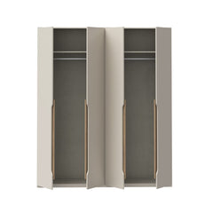Edwal Hinged Door Wardrobe 178cm in Beige, image 8