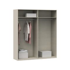 Edwal Hinged Door Wardrobe 178cm in Beige, image 6