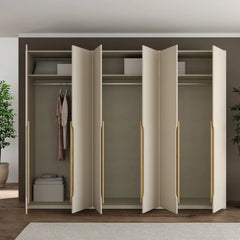 Edwal Hinged Door Wardrobe 266cm in Beige, image 3