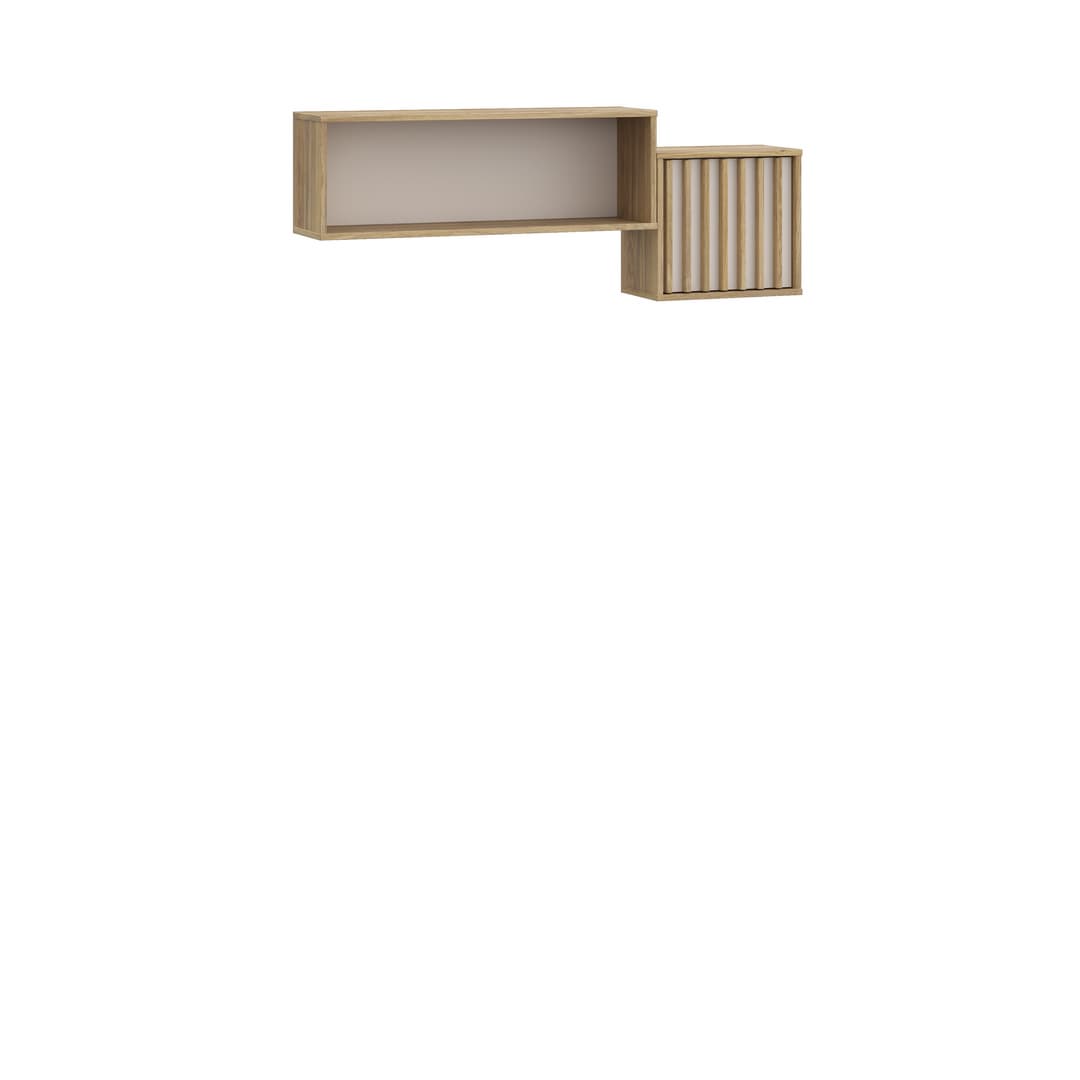 Eliston Floating Shelf 121cm in Oak Mauvella, image 3