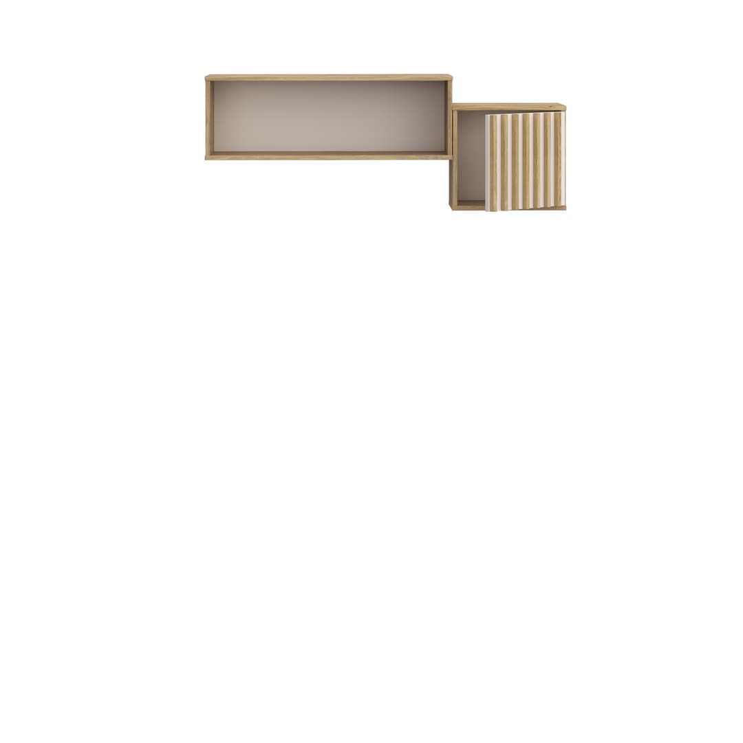 Eliston Floating Shelf 121cm in Oak Mauvella, image 5
