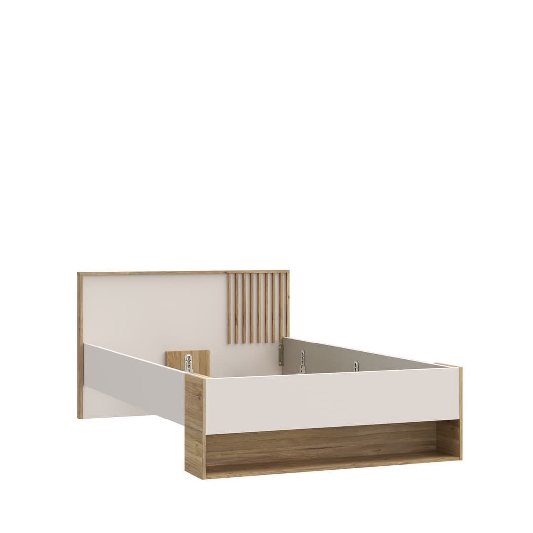 Eliston Bed Frame EU Small Double Oak Mauvella image