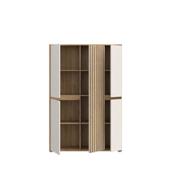Eliston Highboard Cabinet 109cm in Oak Mauvella, image 3