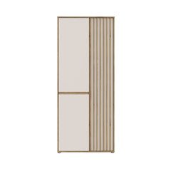 Eliston Hinged Door Wardrobe 84cm in Oak Mauvella, image 4