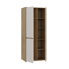 Eliston Hinged Door Wardrobe 84cm in Oak Mauvella, image 3