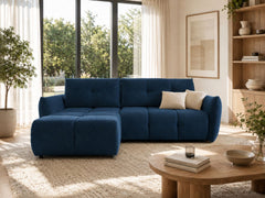Corner Sofa Bed Base in Navy Blue, image 14