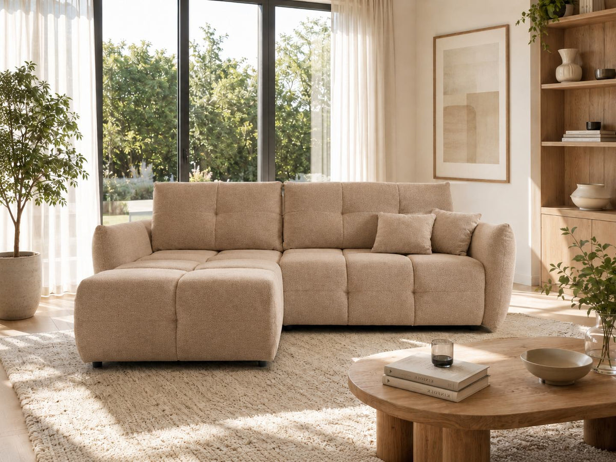 Corner Sofa Bed Base in Beige, image 12