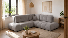 Corner Sofa Bed Soho II in Grey, image 2