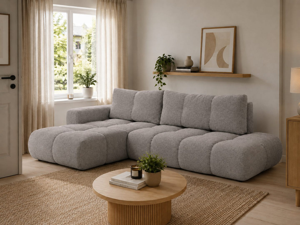 Corner Sofa Bed Soho in Grey, image 2