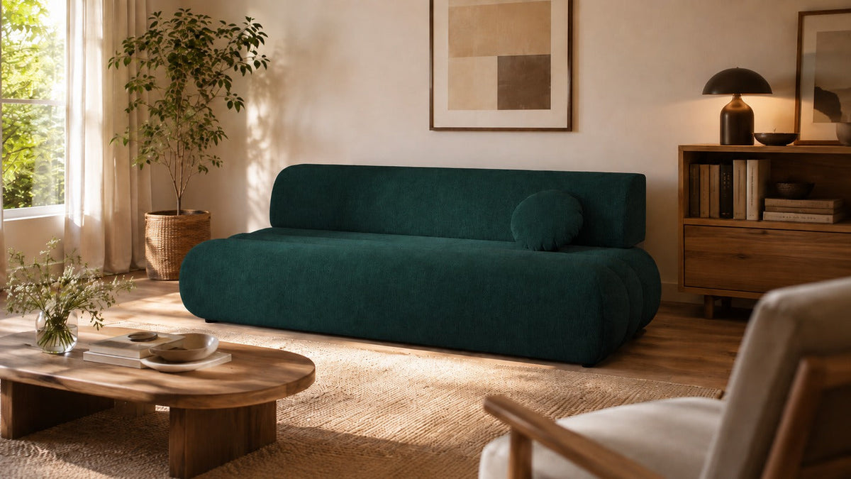 Sofa Bed Lino in Green, image 3