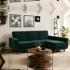 Corner Sofa Bed Aramis in Green, image 12