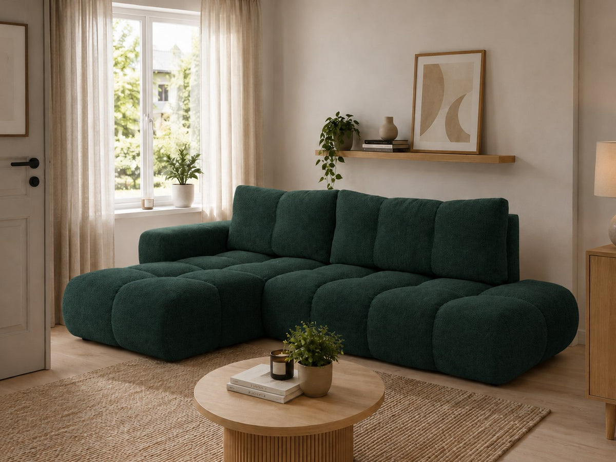 Corner Sofa Bed Soho in Green, image 6