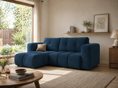 Corner Sofa Bed Modi II in Navy Blue, image 8