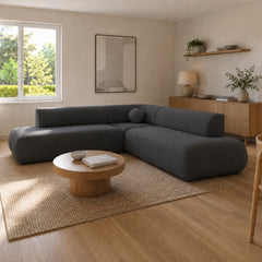 Corner Sofa Bed Puente II in Graphite, image 6