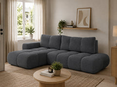 Corner Sofa Bed Soho in Graphite, image 12