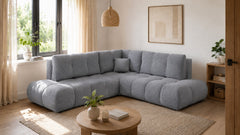 Corner Sofa Bed Soho II in Dark Grey, image 8